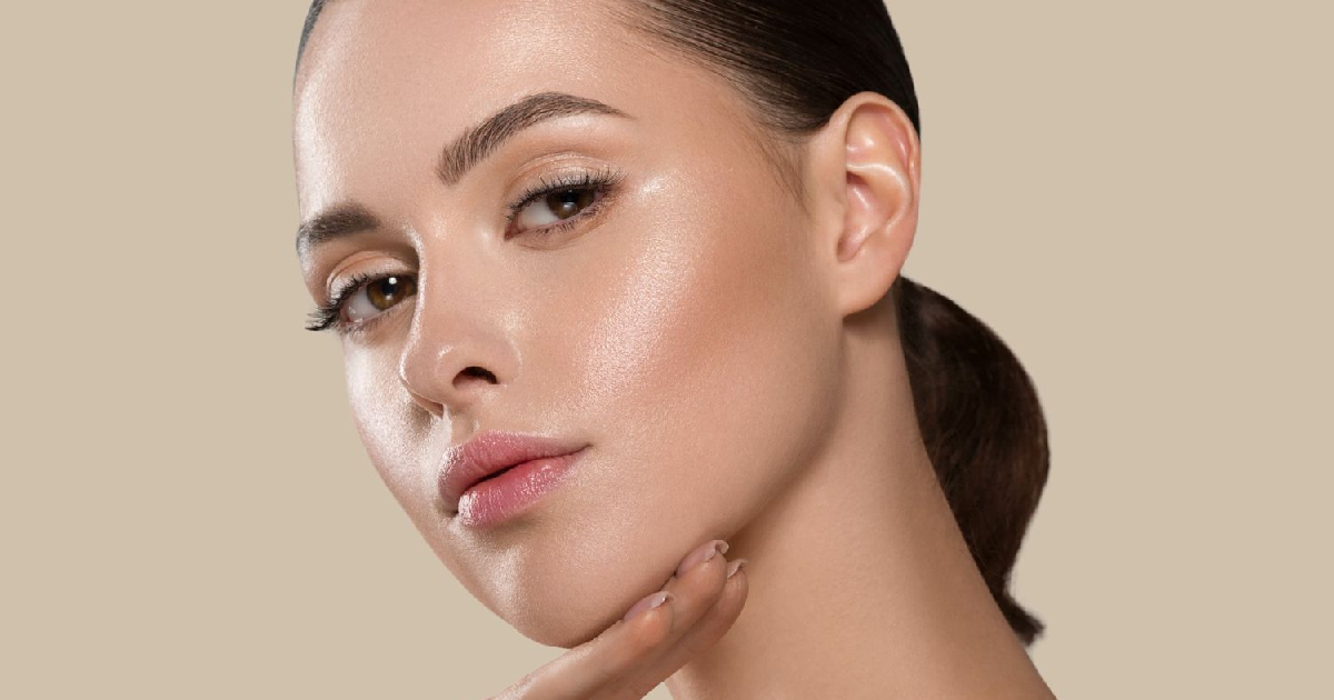 Close-up of woman with smooth, youthful skin after EmbraceRF in Logan, UT